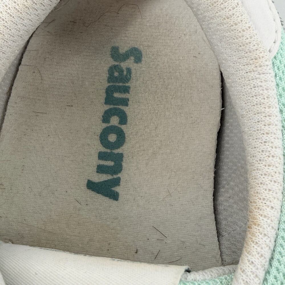 Saucony Hornet Women's Sneakers Size 8.5 Teal Mint White Retro Running S60538-7 - Picture 5 of 14